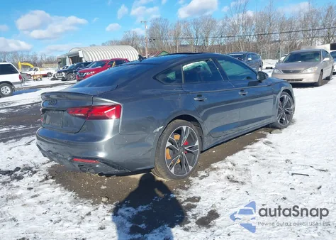 2025 Audi S5 Sportback Premium Tfsi Quattro Tiptronic from USA, damaged, VIN WAUC4CF51SA007667